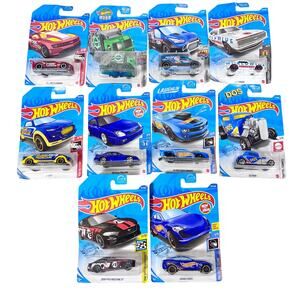 Hot Wheels Carded Lot Of 10 Various Years No Duplicates Toy Cars New (O)